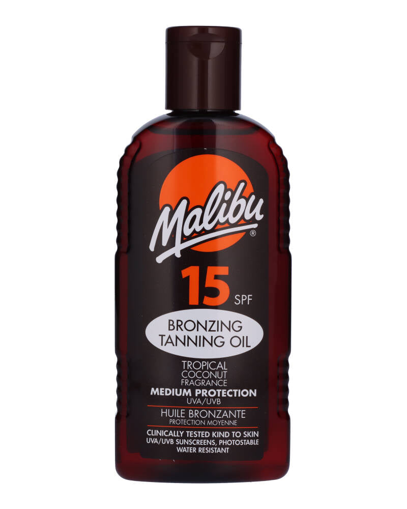Malibu SPF15 Bronzing Tanning Oil 200ml | Tanning Oil Malibu SPF15 Bronzing Tanning Oil 200ml | Tanning Oil
