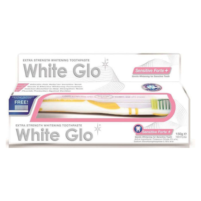 White Glo Sensitive Forte Plus Whitening Toothpaste 150G/100ML | Toothpastes White Glo Sensitive Forte Plus Whitening Toothpaste 150G/100ML | Toothpastes