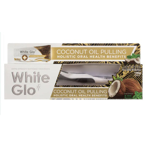 White Glo Coconut Oil Whitening Toothpaste 150G
