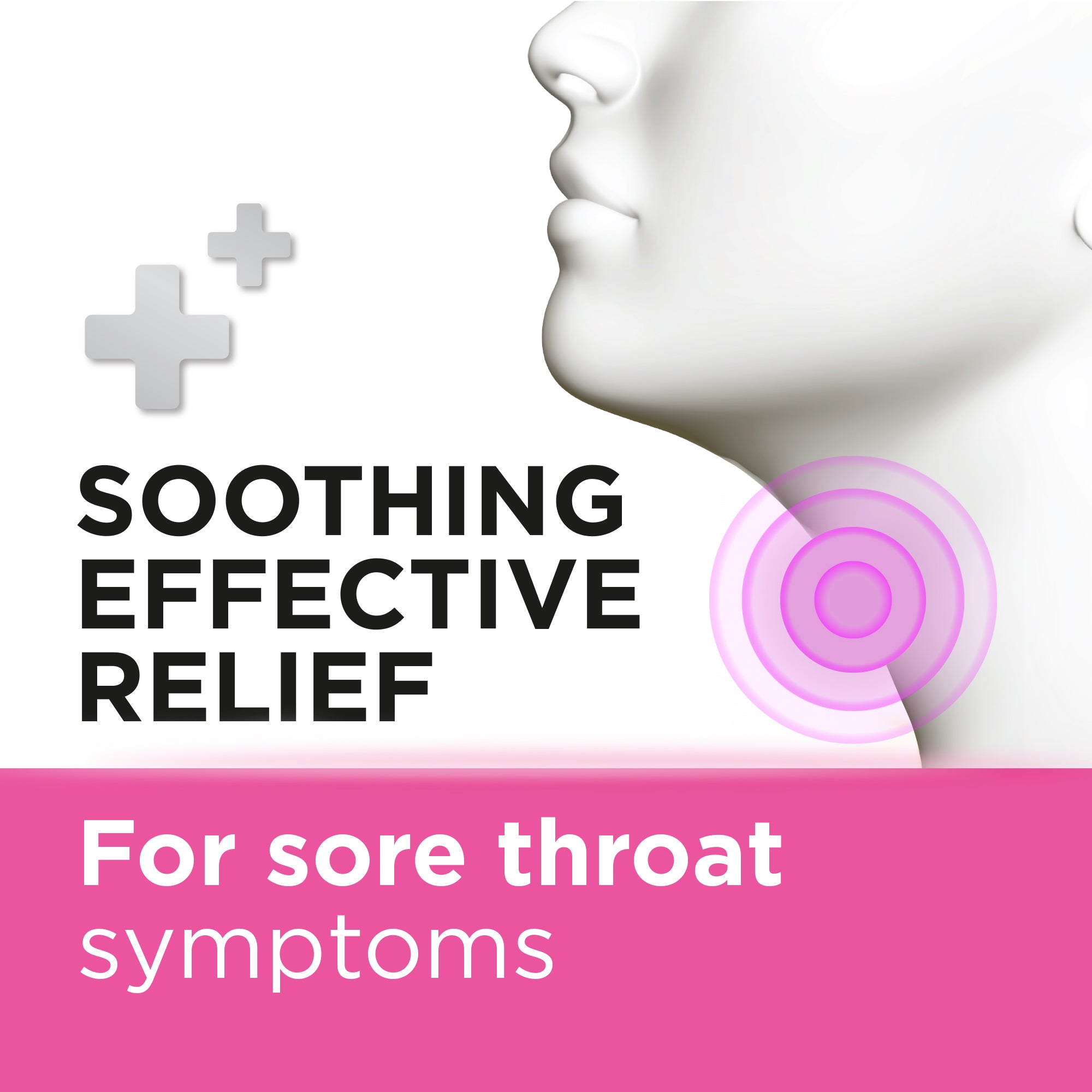 Strepsils Strawberry Sugar Free, Soothing Effective Relief from Sore Throats, 16 Lozenges | Throat Lozenges & Sprays Strepsils Strawberry Sugar Free, Soothing Effective Relief from Sore Throats, 16 Lozenges | Throat Lozenges & Sprays