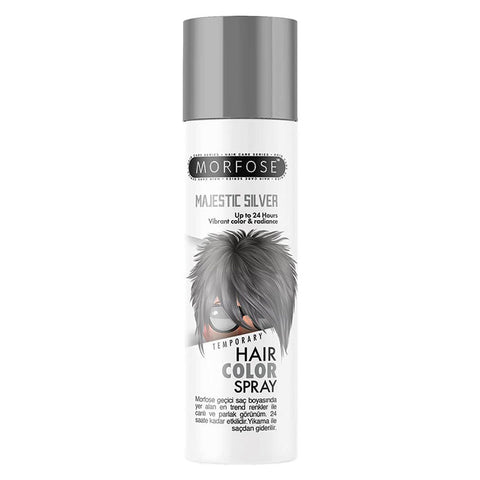 Morfose Temporary Hair Color Spray Majestic Silver 150ml