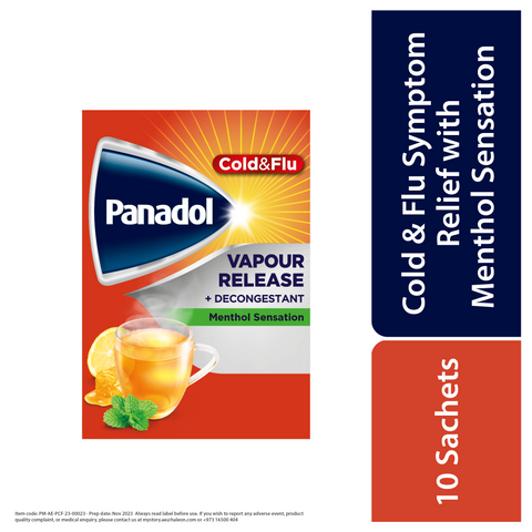 Panadol Cold+Flu Vapour Release Sachets 10 PC