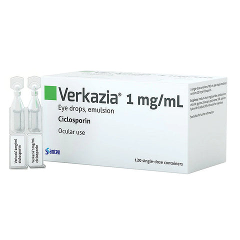 فيركازيا 1 مجم/مل قطرات عين مستحلب 0.3 مل × 30 عبوة