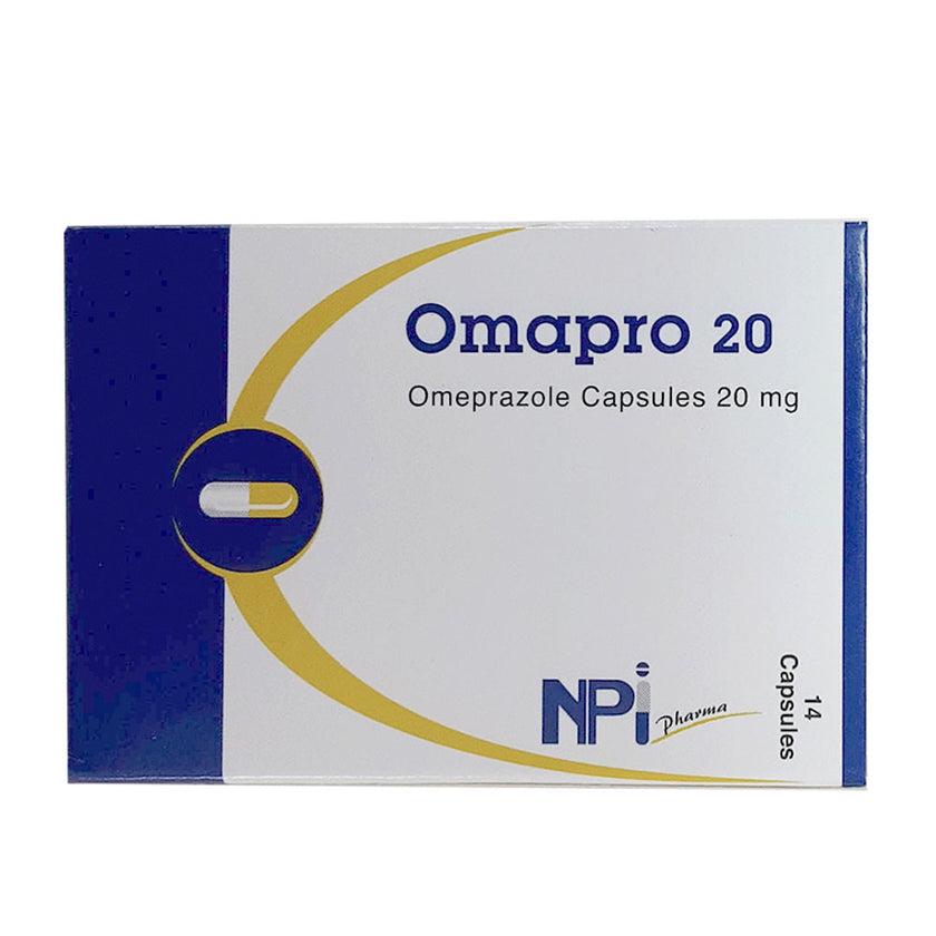 Omapro 20 mg Capsules 14's | Kulud Pharmacy