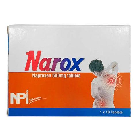 Narox 500 mg Tablets 20's