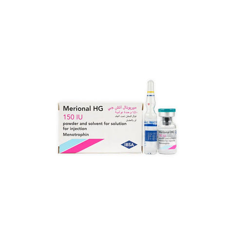 Merional HG 150 I.U. Powder Vial 1's