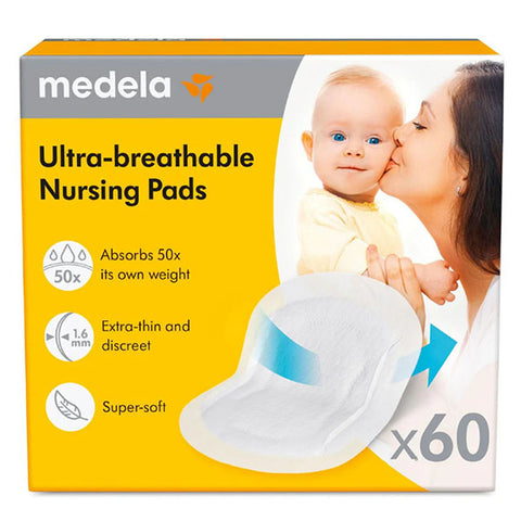 Medela Ultra-Breathable Nursing Pads 60's