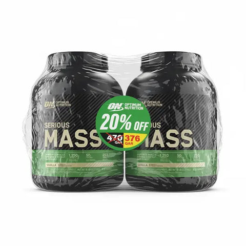 Optimum Nutrition Serious Mass Vanilla 6 lbs (Offer 20% OFF) 2’s
