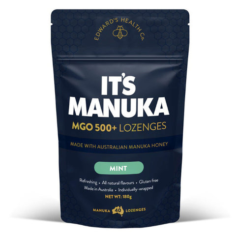 It’s Manuka Lozenges MGO 500+ Mint 16's