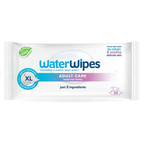 Water Wipes Adult Care Sensitive Wipes XL 30's