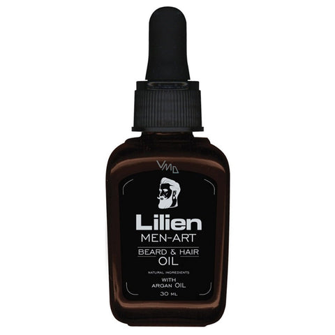 Lilien Men with Argan Oil – Art Beard & Hair Oil Black 30 ml