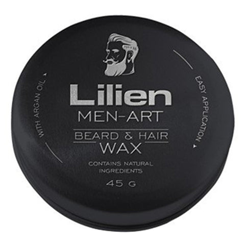 Lilien Men with Argan Oil – Art Beard & Hair Wax Black 45 g