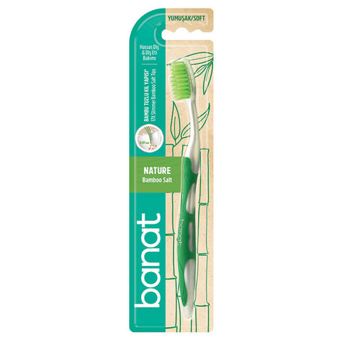 Banat Bamboo Salt Toothbrush – Soft Nature