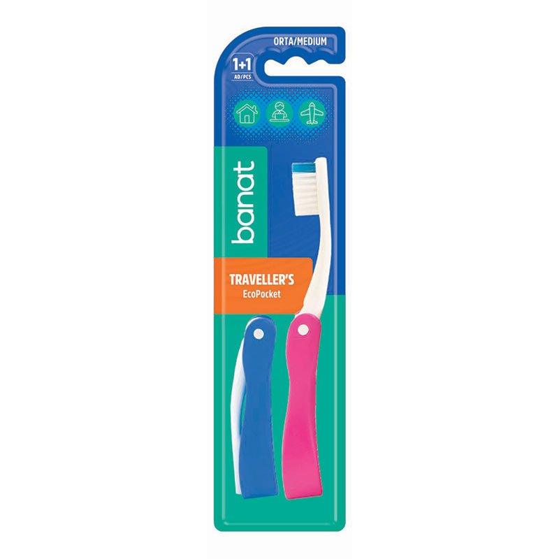 BANAT Refill Toothbrush Travel Set – Medium | Travel Accessories, Toothbrushes