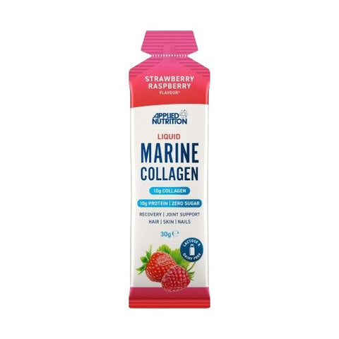 Applied Nutrition Marine Collagen Liquid Strawberry Raspberry Sachet 30g