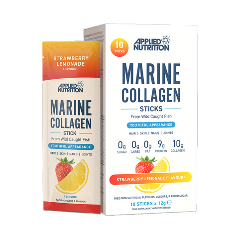 Applied Nutrition Marine Collagen Stick Strawberry Lemonade 12g x 10’s