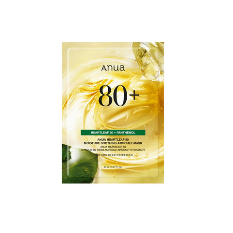 Anua Heartleaf 80% Panthenol Moisture Soothing Ampoule Mask 27ml (1pc)