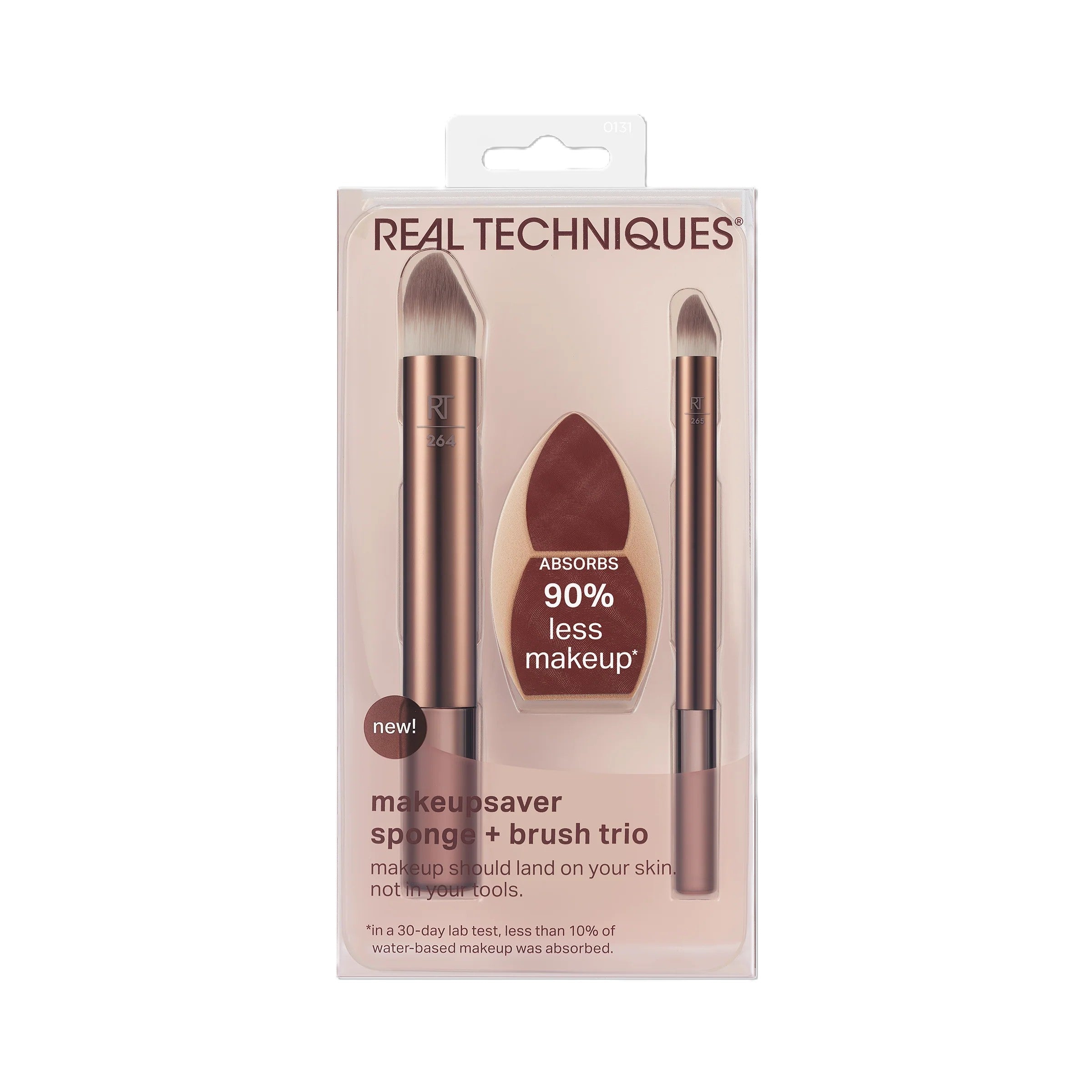 Real Techniques Makeup Saver Sponge + Brush Trio | Makeup Accessories Real Techniques Makeup Saver Sponge + Brush Trio | Makeup Accessories