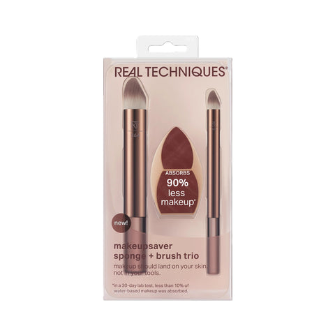 Real Techniques Makeup Saver Sponge + Brush Trio