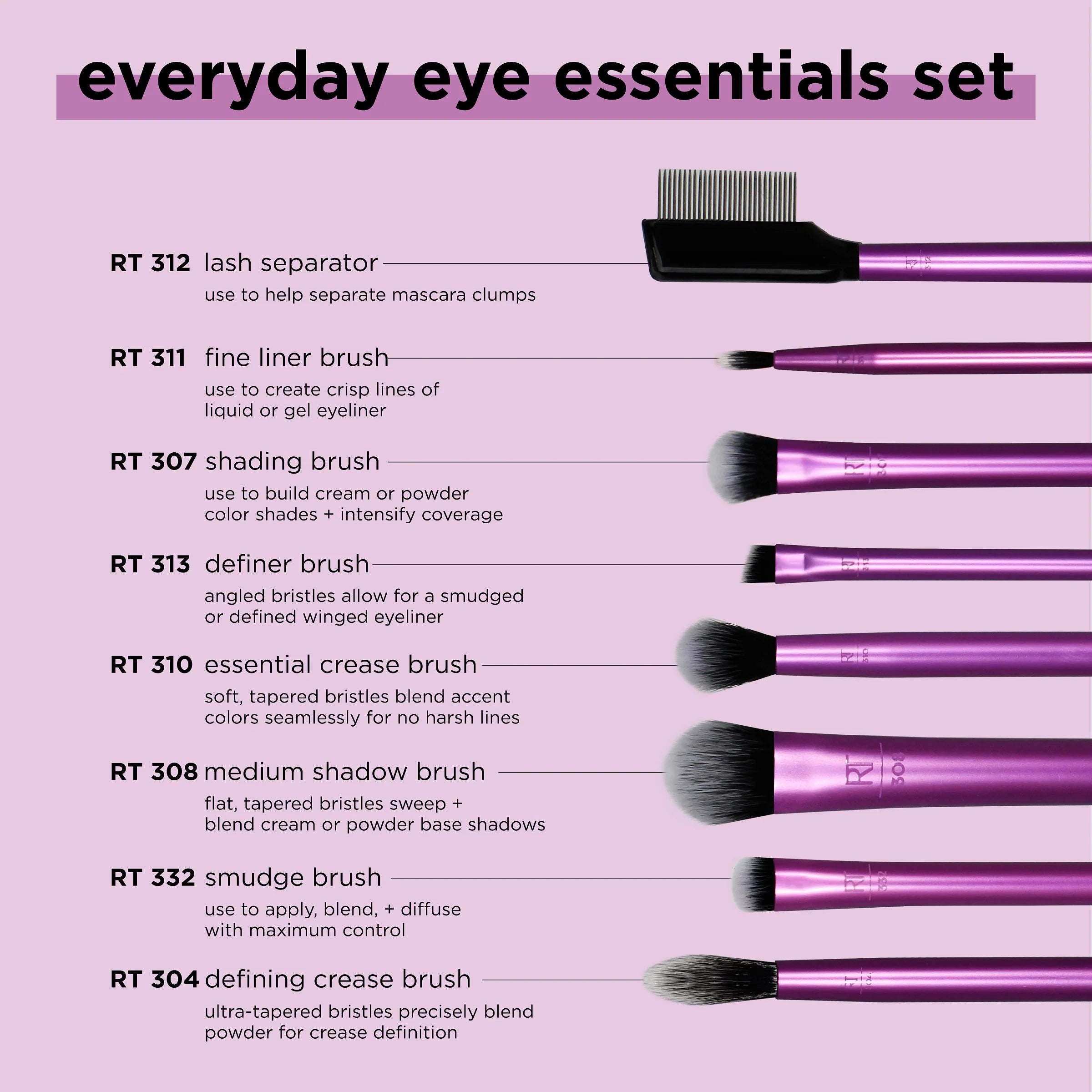 Real Techniques Everyday Eye Essentials | Makeup Accessories Real Techniques Everyday Eye Essentials | Makeup Accessories