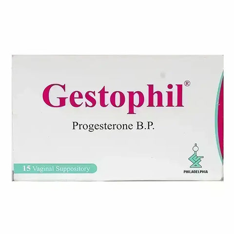 Gestophil 400 mg Vaginal Suppositories 15's