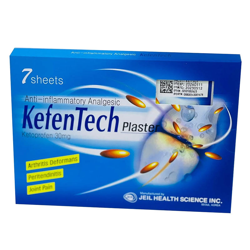 Kefentech Plaster 30 mg Sheets 7’s | Kulud Pharmacy