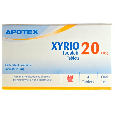 Xyrio 20 mg Tablets 4's
