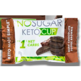 No Sugar Keto Cup Fudge Brownie 17G