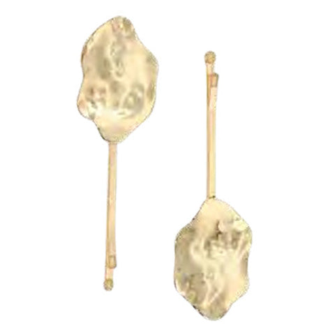 تيتانيا مشبك شعر معدني ذهبي