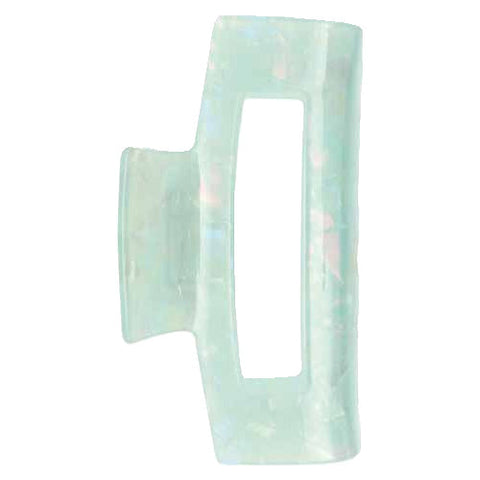 تيتانيا مشبك شعر أكريليك مربع أزرق فاتح