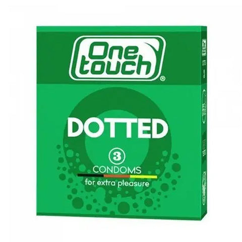 One Touch Dotted Condoms 3's
