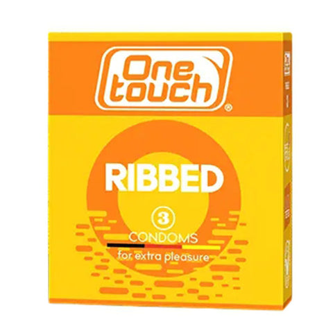 One Touch Ribbed Condoms 3's