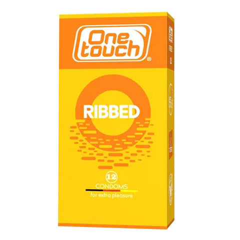 One Touch Ribbed Condoms 12's
