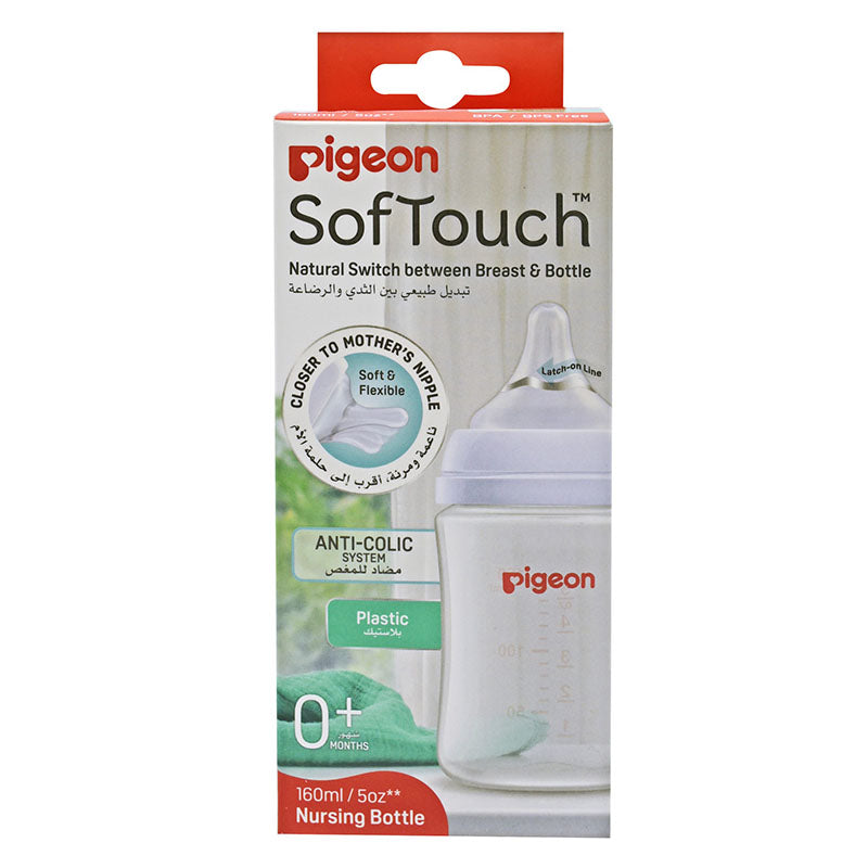 Pigeon SofTouch WN3 Nursing Plastic Bottle 160 ml | Bottles & Nipples