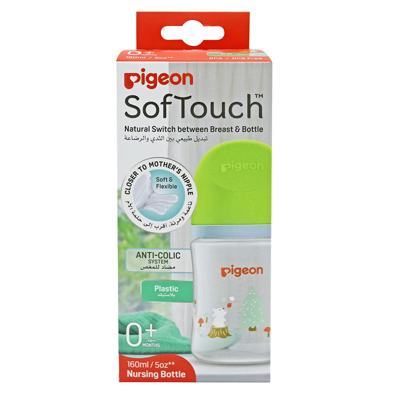 Pigeon SofTouch WN3 Nursing Plastic Rabbit Bottle 160 ml | Bottles & Nipples