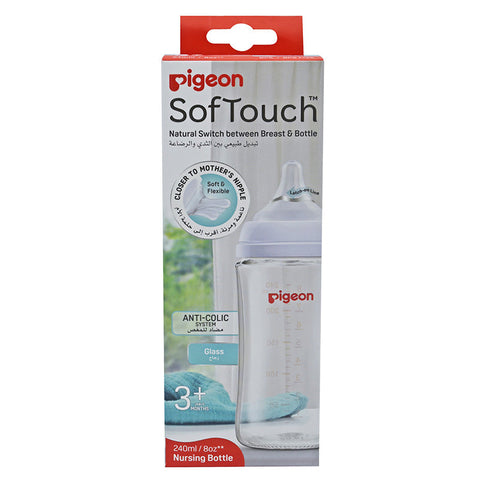 Pigeon SofTouch WN3 Nursing Glass Bottle 240 ml