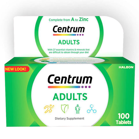 Centrum Adults Tablets 100’s