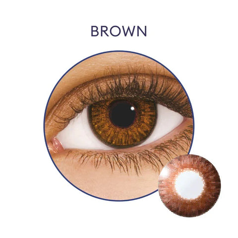 AIROPTIX Color Contact Lenses – Brown (2 pcs)