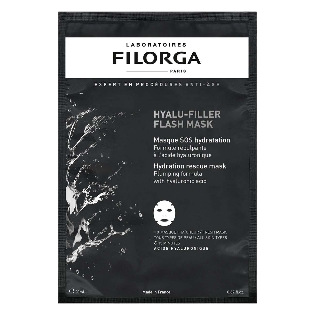 Filorga Hyalu-Filler Flash Mask x 12 - 20 ml | Face Masks Filorga Hyalu-Filler Flash Mask x 12 - 20 ml | Face Masks