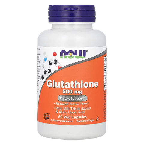 NOW Glutathione 500 mg Capsules 60's