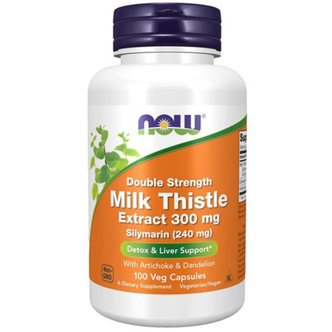 NOW Double Strength Milk Thistle Extract 300 mg Capsules 100's