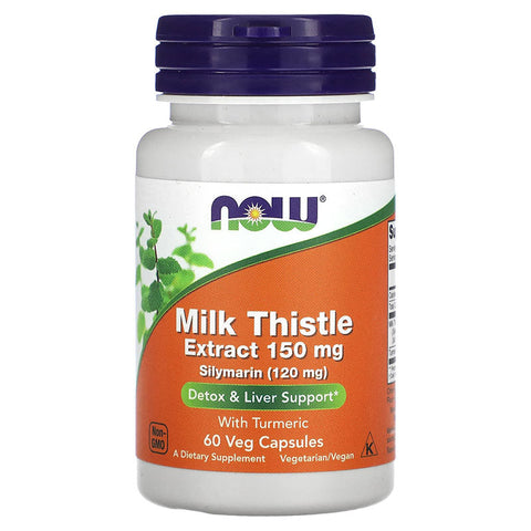 NOW Milk Thistle Extract 150 mg Capsules 60's