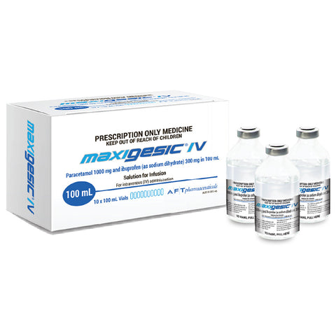 Maxigesic IV Solution for Infusion 100 mL 10 Vial