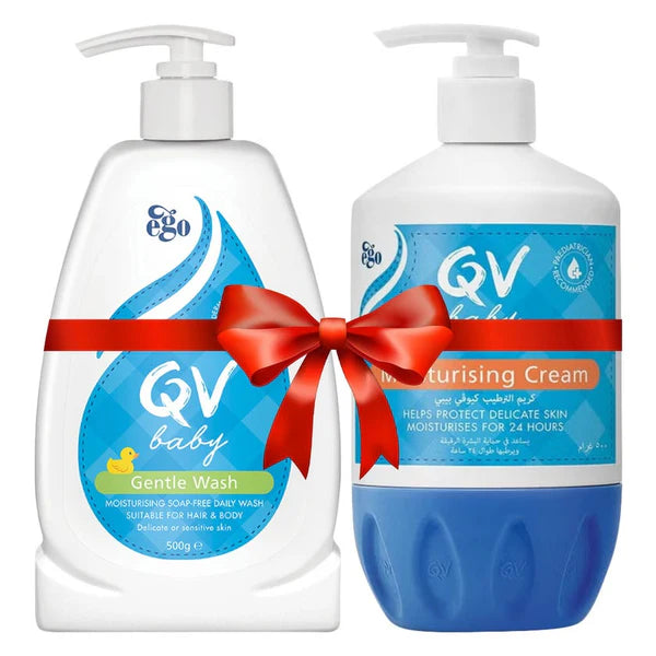 QV Baby Shampoo 500ML + Baby Cream 500G Promo Kit | Baby Wash & Cream Kit QV Baby Shampoo 500ML + Baby Cream 500G Promo Kit | Baby Wash & Cream Kit