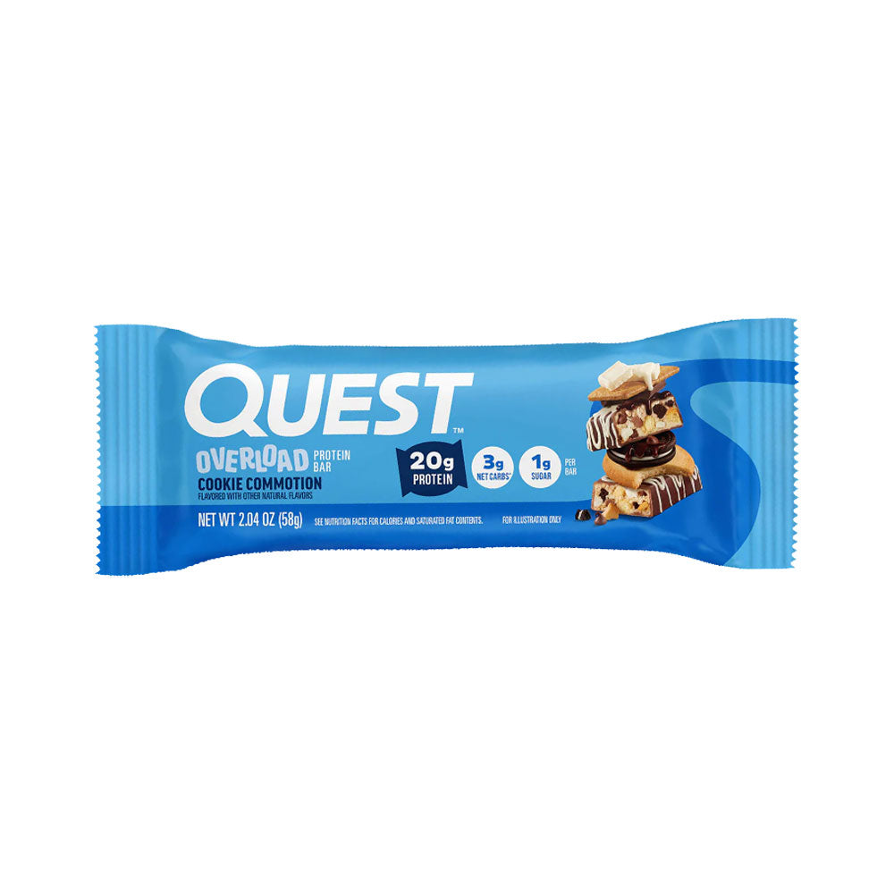 Quest Protein Bar Overload Cookie Commotion 58g | Bars