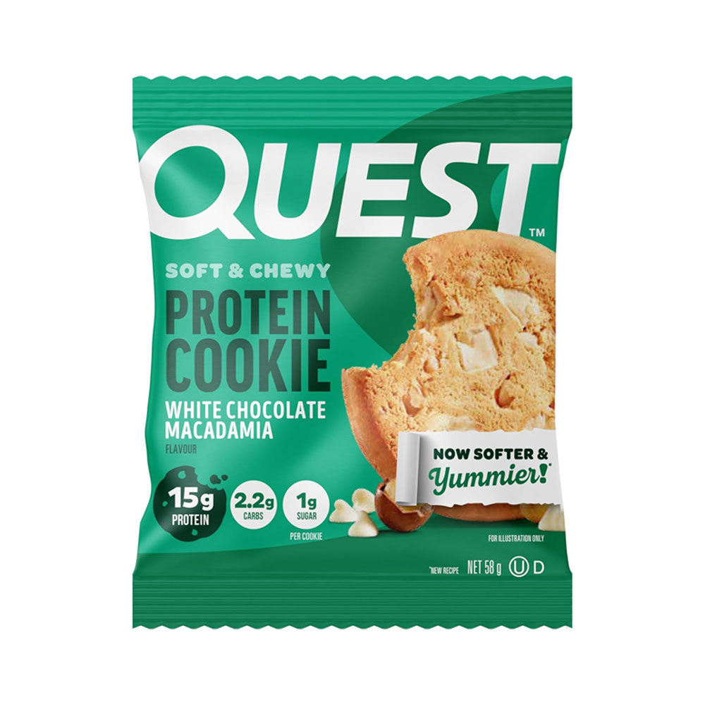 Quest Protein Cookie White Chocolate Macadamia 58g | Bars