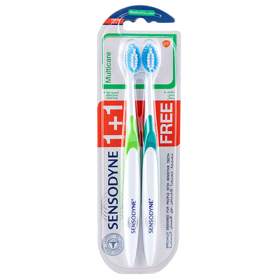 Sensodyne Multicare Toothbrush 1+1 | Toothbrushes Sensodyne Multicare Toothbrush 1+1 | Toothbrushes