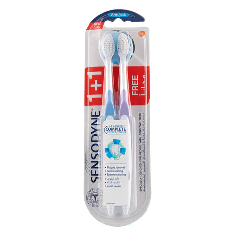 Sensodyne Advanced Complete Protection Soft Toothbrush 1+1
