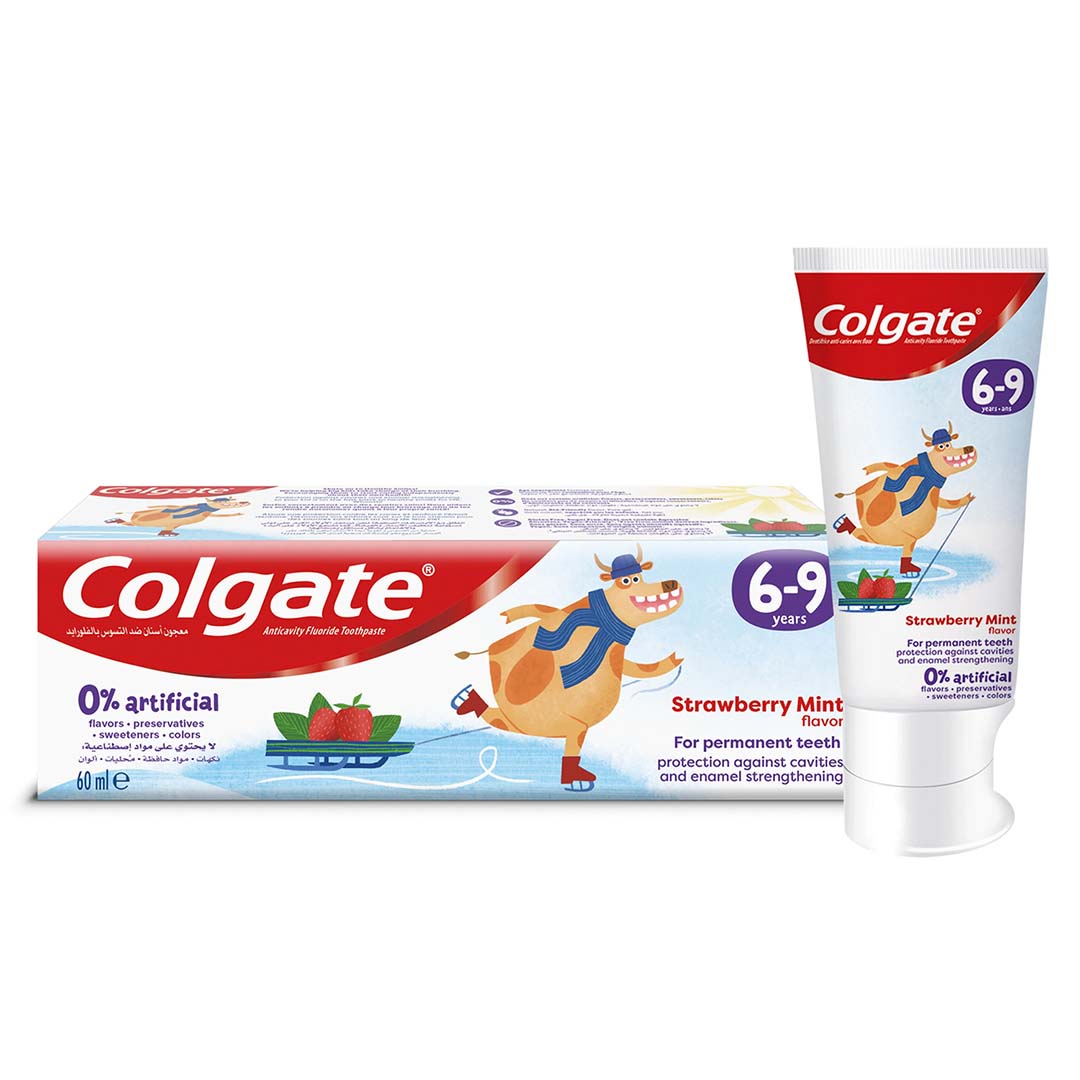 Colgate Kids 6-9 Years Strawberry Mint Toothpaste 60 ml | Babies & Kids Oral Care