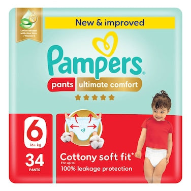 Pampers PC Pants Size 6 34's | Diapers
